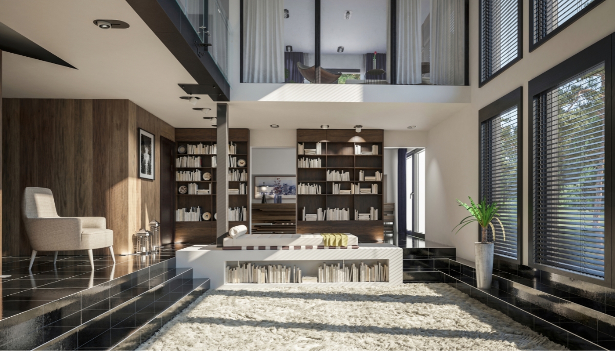 View of Crafting the Modern Sanctum: How to Build a Luxury Smart Library ...